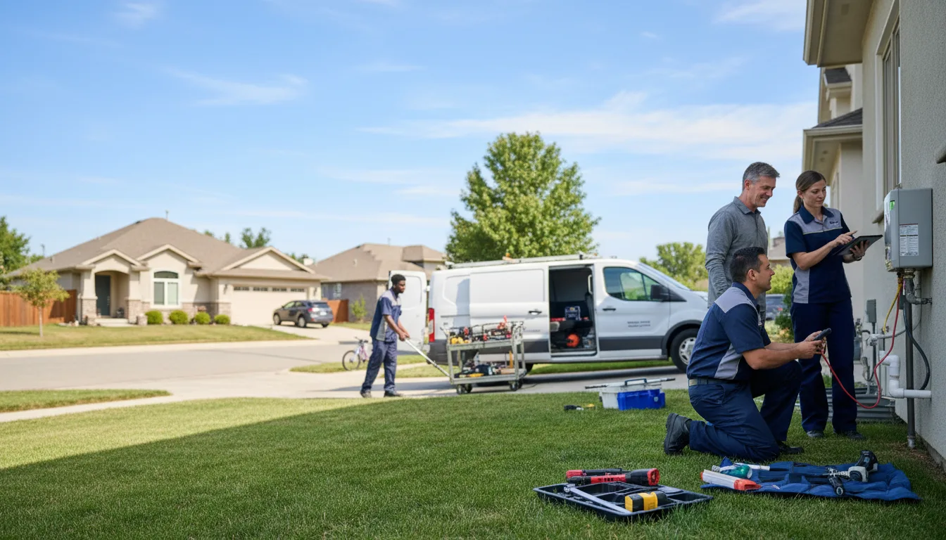 Tankless water heater service in Four Oaks, NC